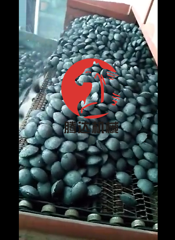 腾达为山东用户提供的型煤压球机生产线已正式投产